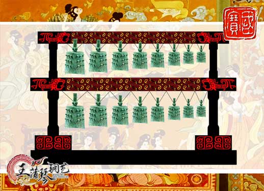 16件晉侯穌青銅編鐘，西周時(shí)期編鐘編磬